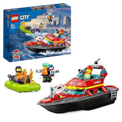 LEGO CITY BARCA SOCCORSO ANTINCENDIO 60373