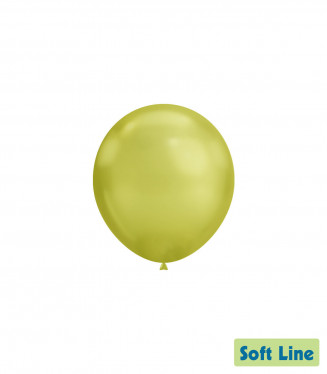 PALLONCINI 5 POLLICI CHROME CM.13 VERDE LIME 122 CONF.100PZ. SOFT LINE