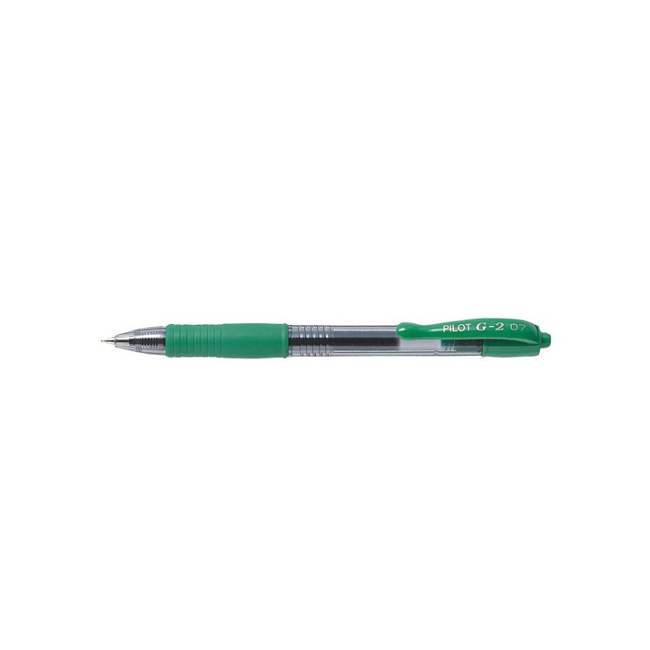PENNA PILOT GEL G2 A SCATTO VERDE pezzi 12