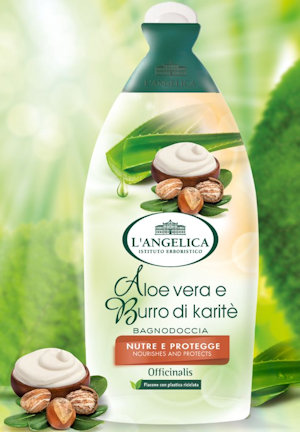 BAGNODOCCIA 500ML. ANGELICA AOLE VERA E BURRO DI KARITE'
