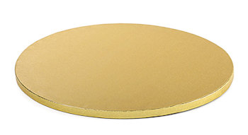 CAKEBOARD TONDO ORO CM.D.40xH.1,2 DECORA