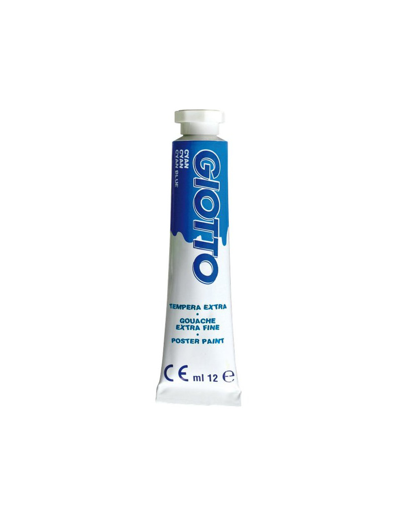TEMPERA IN TUBETTO 12ML. 15 CYANO GIOTTO PEZZI 6