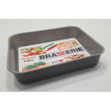 TEGLIA SFORNATUTTO ALTA RETTANGOLARE CM.29x25 POT