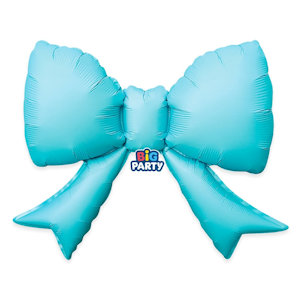 PALLONCINO MYLAR SAGOMA FIOCCO CM.43*55 BOW CELESTE BIGPARTY
