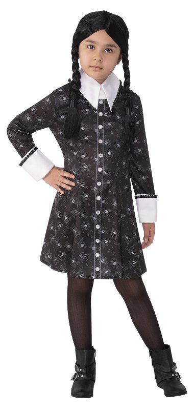 COSTUME PERSONAGGIO MERCOLEDI' TAGLIA M. 5/7 ANNI 702624-M