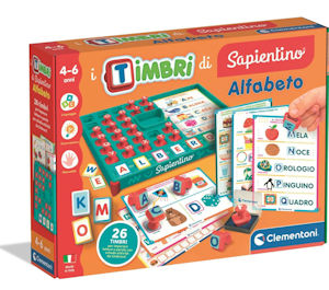 SAPIENTINO I TIMBRI ALFABETO 4-6 ANNI 16693 CLEMENTONI