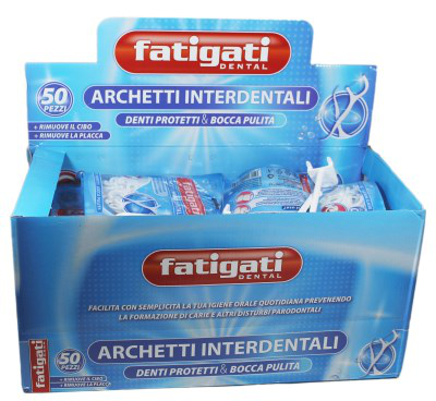 FILO INTERDENTALE SOLO ARCHETTO CONF.50PZ. FATIGATI