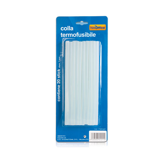 COLLA PER PISTOLA INCOLLATRICE MM.7 CONF. 20PZ. NIKOFFICE