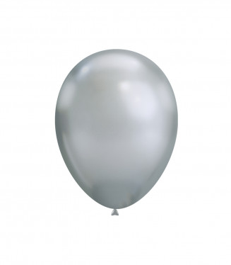 PALLONCINI 12 POLLICI TITANIO CM.30 ARGENTO 102 CONF.50PZ.