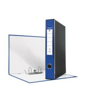 RACCOGLITORE 2 ANELLI CON CUSTODIA PROTOCOLLO CM.35x28 DORSO 5 BLU
