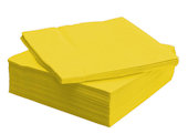 TOVAGLIOLI 2VELI 33x33 GIALLO CONF.20PZ. GOFFRATO SWEEPING