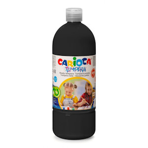 TEMPERA LIQUIDA FLACONE DA 1LT. NERO CARIOCA