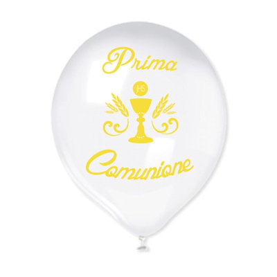 FESTA COMUNIONE PALLONCINI 12 POLLICI CM.30 CONF.20PZ. VALVOLA SOTTO BIGPARTY