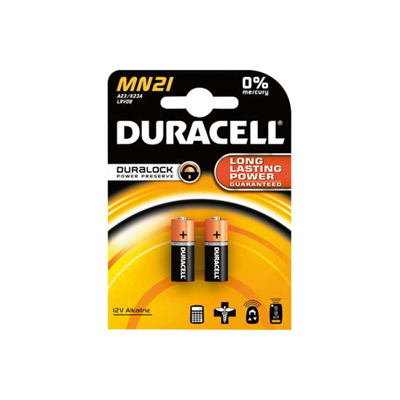 BATTERIA DURACELL CATEGORIA SICUREZZA MN21 CONF. 2PZ.