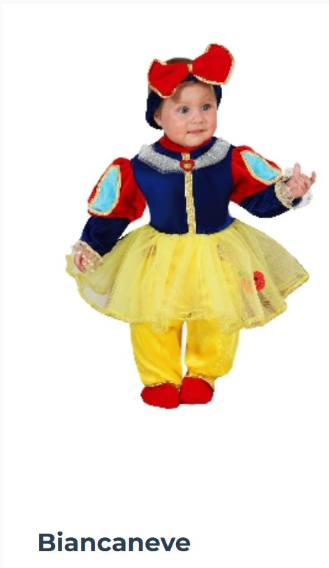 COSTUME BABY 03/6 MESI BIANCANEVE DI PEGASUS 5001
