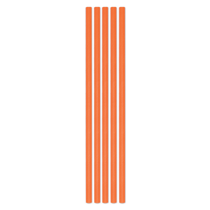 BIO IN CARTA CANNUCCE ARANCIO CONF.50PZ. H.CM.20 BIGPARTY