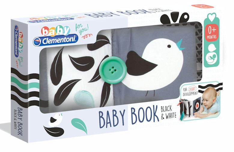 PRIME ATTIVITA' IL MIO PRIMO LIBRO IN BIANCO E NERO 0+ MESI 17322 CLEMENTONI