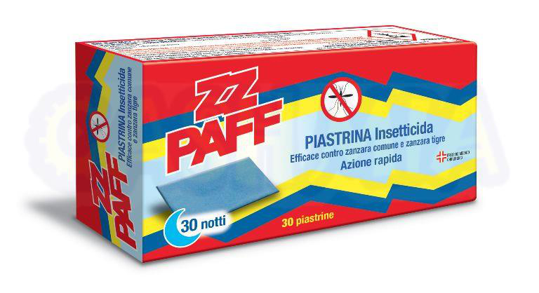 PROTEZIONE AMBIENTE ZZ PAFF PIASTRINE RICARICA INSETTICIDA 30 NOTTI CONF.30