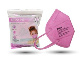 MASCHERINA FFP2 IMBUSTATA SINGOLA ROSA SETABLU PEZZI 5