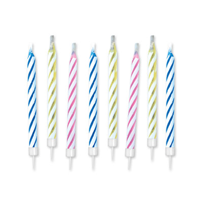 CANDELINE MAGICHE CM.6 ASSORTITE CON SUPPORTO CONF.10PZ. BIGPARTY