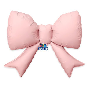 PALLONCINO MYLAR SAGOMA FIOCCO CM.43*55 BOW ROSA BIGPARTY