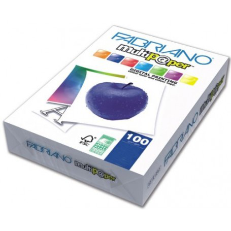 RISMA CARTA A4 BIANCA 100GR. 500ff. MULTIPARER FABRIANO