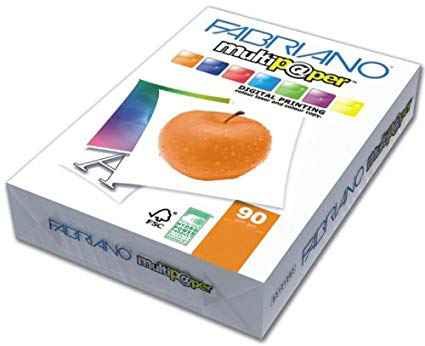 RISMA CARTA A3 BIANCA 90GR. 500FF. MULTIPAPER FABRIANO