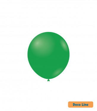 PALLONCINI DECO LINE PROFES. PASTELLO 5 POLLICI CM.13 CONF.100PZ. VERDE PRATO