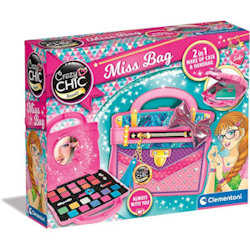 BELLEZZA CRAZY CHIC MAKE UP OMBRETTI TROUSSE MISS BAG 18734 CLEMENTONI