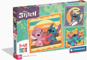 PUZZLE 3x48 STITCH SUPERCOLOR 25062 CLEMENTONI