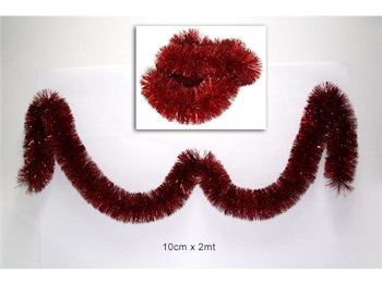 FILO ADDOBBO CLASSICO CM.10x2 metri ROSSO DUESSE