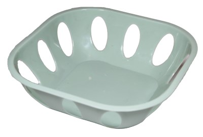 CESTINO DA TAVOLA IN PLASTICA QUADRATO CM.20x20xH.36 COLOR FATIGATI