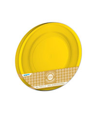 BIO IN CARTA PIATTI CM.24 GIALLO CONF.8PZ.