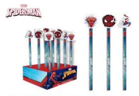 MATITA CON COPRIMATITA GOMMA SPIDERMAN EOLD. PEZZI 24