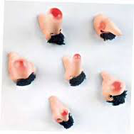ACCESSORI VISO NASO IN GOMMA SAGOMATO ASSORTITI