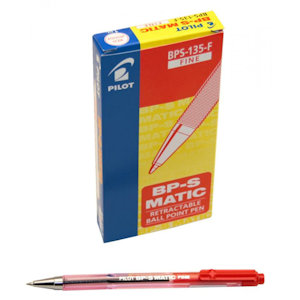 PENNA PILOT BP-S MATIC ROSSA pezzi 12