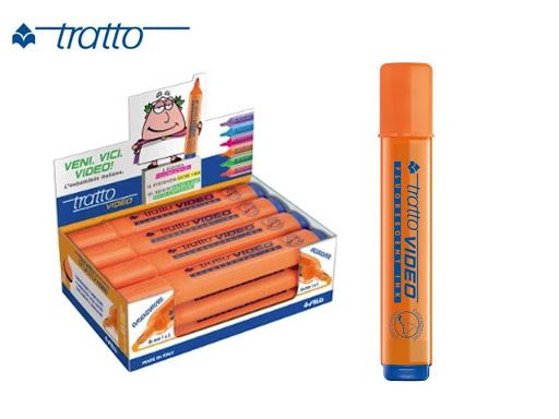 EVIDENZIATORE TRATTO VIDEO ARANCIONE pezzi 12
