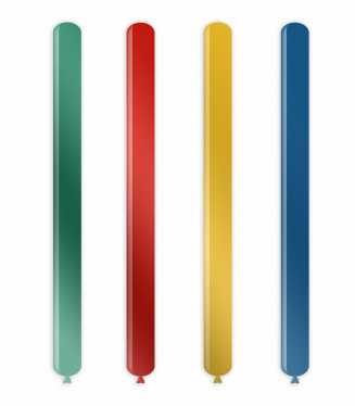 PALLONCINI 2 POLLICI MODELLABILI METALLIZZATI CM.5 CONF.100PZ. ASSORITI