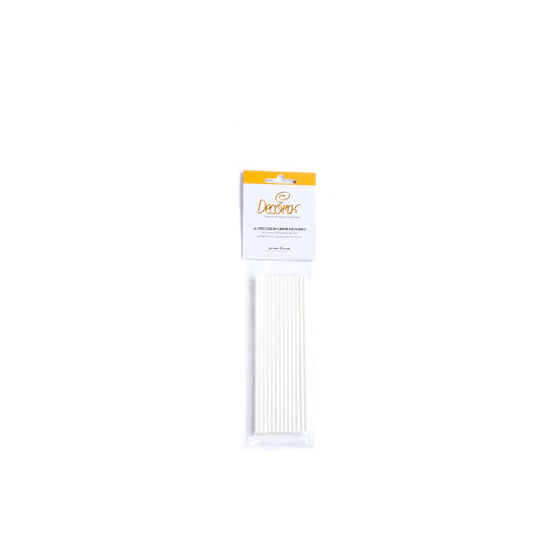 STECCHE IN CARTA FORNO D.3,8 X 152 MM CONF.25PZ. DECORA