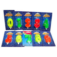 candelina fluorescente 4 colori n.9