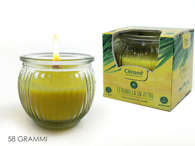 CITRONELLA IN CONTENITORE VETRO VASETTO 85GR 535505 GENERAL