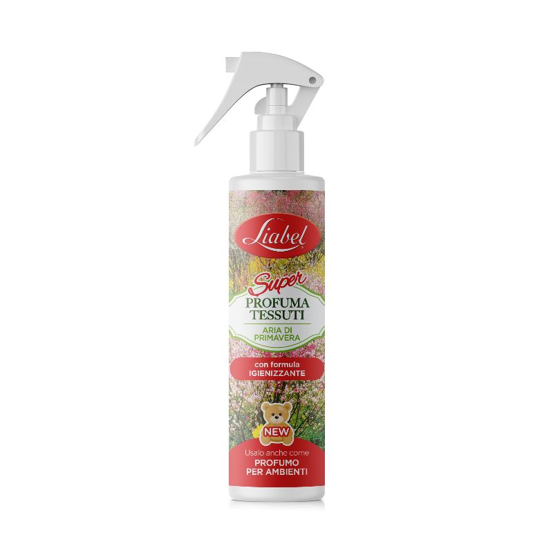 DEODORANTE PER ARMADIO O TESSUTI LIABEL FLACONE SPRAY 250ML. ARIA DI PRIMAVERA L