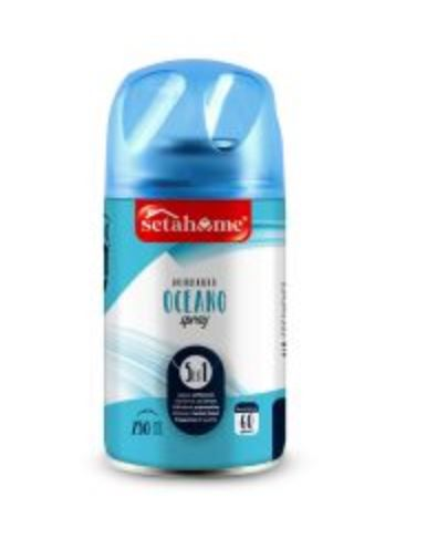 DEODORANTE AMBIENTE SPRAY RICARICA SETABLU OCEANO 250ML.