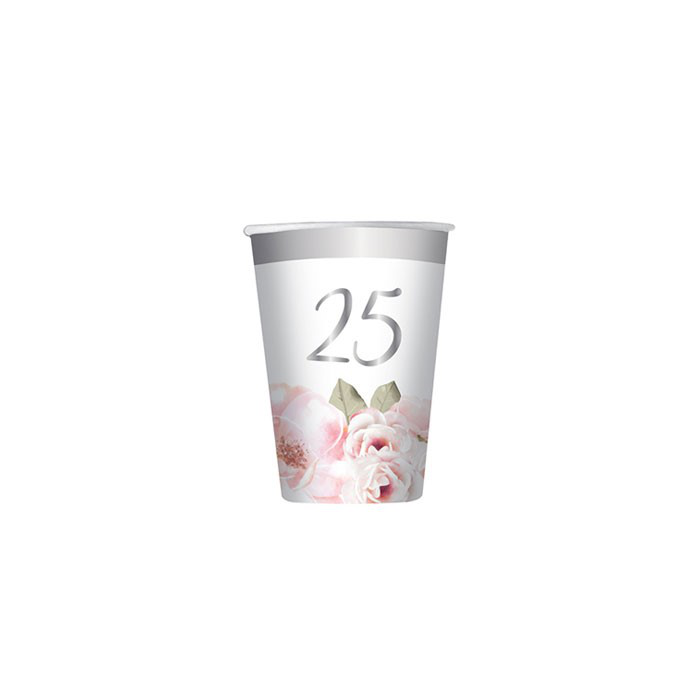 25° ANNIVERSARIO BICCHIERI CC.80 CONF.8 PZ. BIGPARTY