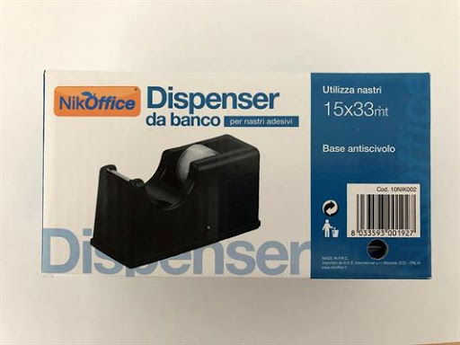 NASTRO ADESIVO SOLO DISPENCER 15x33 NIKOFFICE