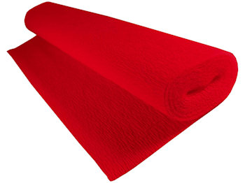 CARTA CRESPA IN ROTOLO DA 40G. CM.50x2.50MT. ROSSO