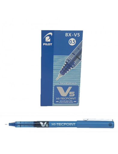 PENNA PILOT ROLLER V-5 BLU pezzi 12