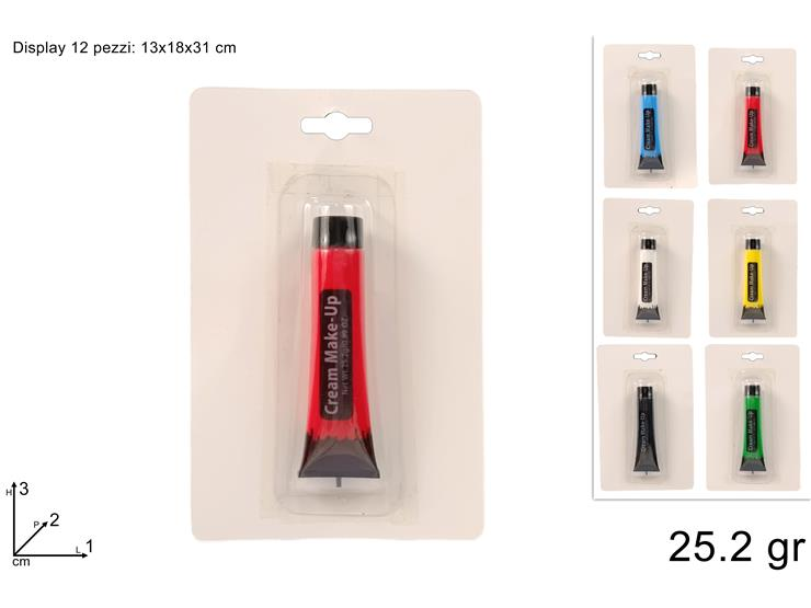 MAKE UP FONDOTINTA IN TUBETTO 22ML. ASSORTITO 6 COLORI PEZZI 12