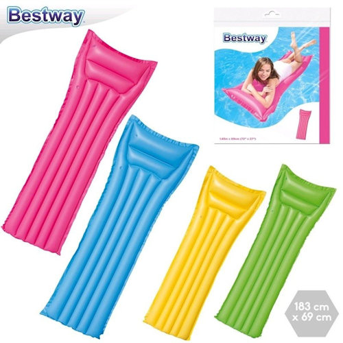 MATERASSINO CLASSICO COLORATO TINTE UNICHE CM.183x69 BESTWAY 44007