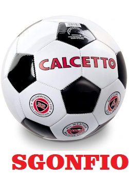 PALLONE CALCETTO CUOIO N.4 SGONFIO 300gr. MONDO 13106